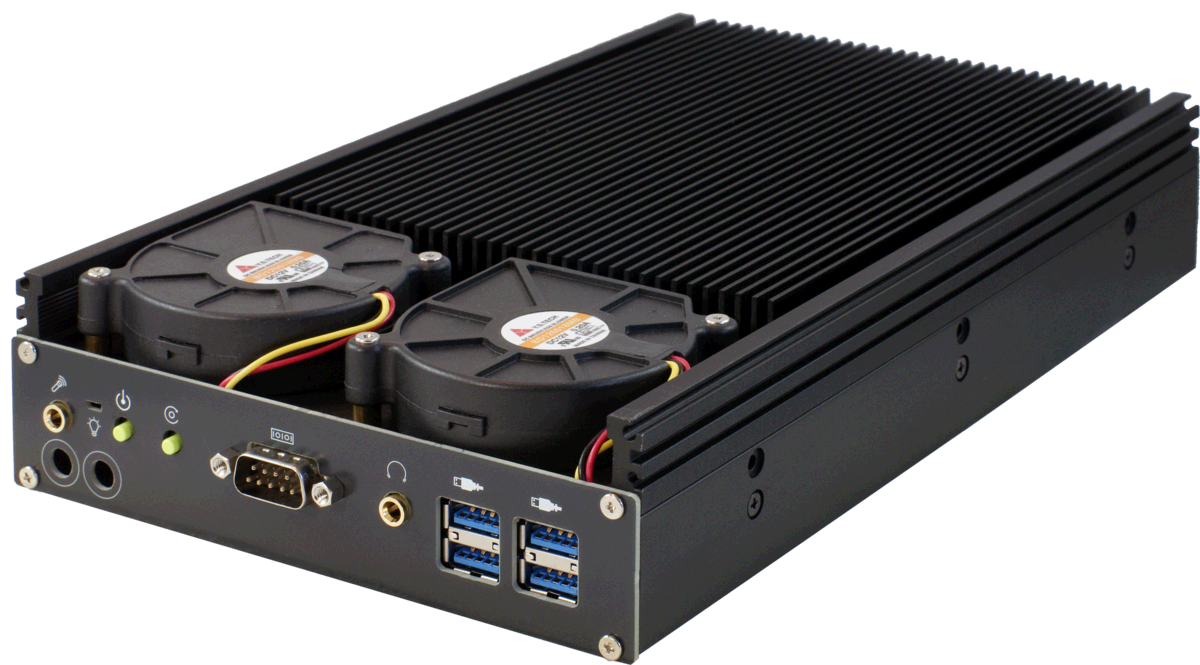 KingYoung E300X Industrial Computer, Front